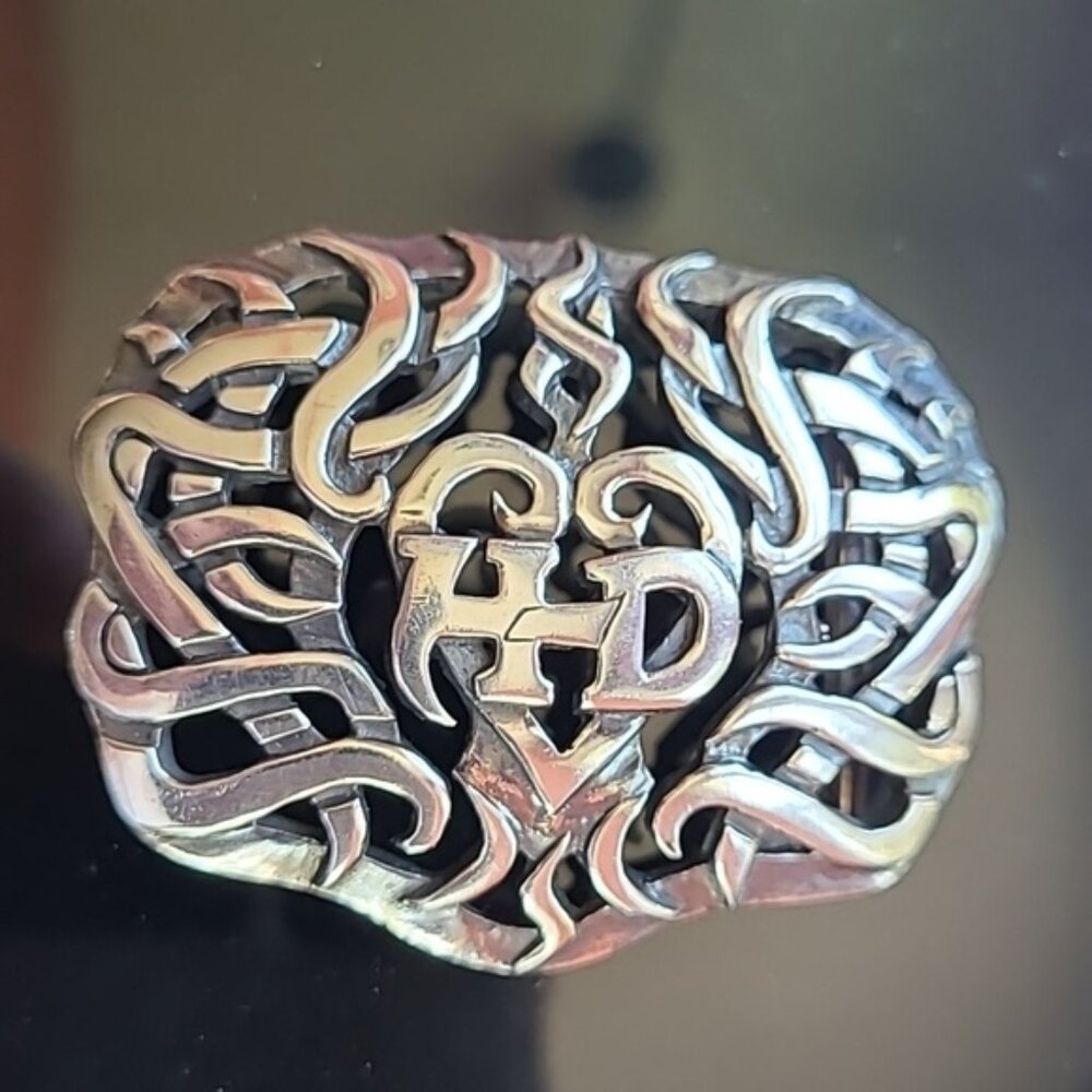 Harley Davidson Mod 925 Sterling Silver Belt Buckle